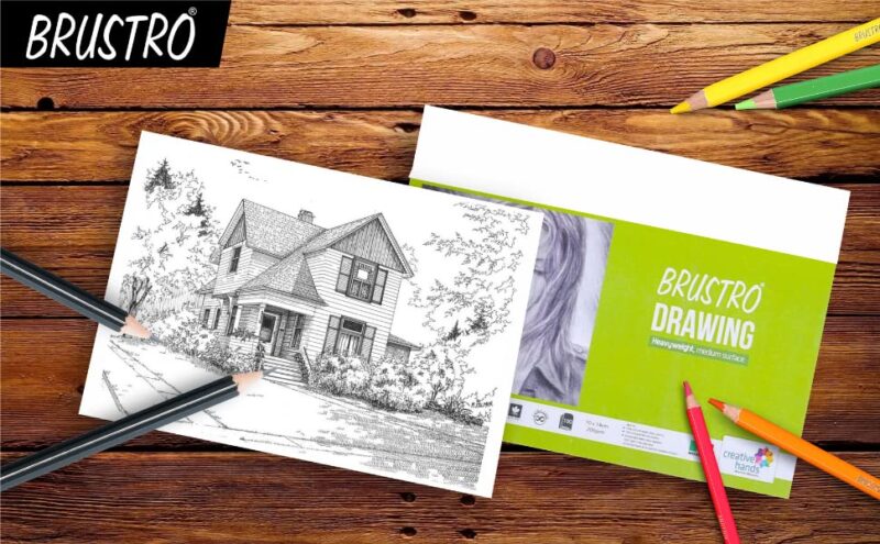 Brustro Artists' Drawing Paper 200gsm Jumbo - A3 (50 Sheets) - Image 3