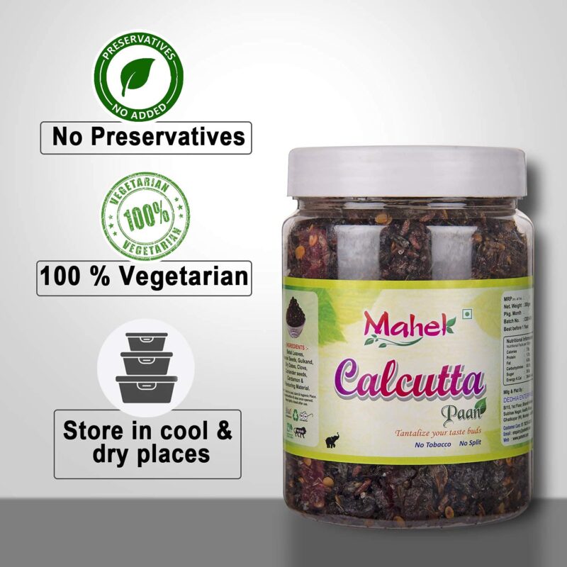 Mahek Calcutta Paan, 250 gm, [Mouth Freshener, Digestive, After-Meal,Mukhwas] - Image 2