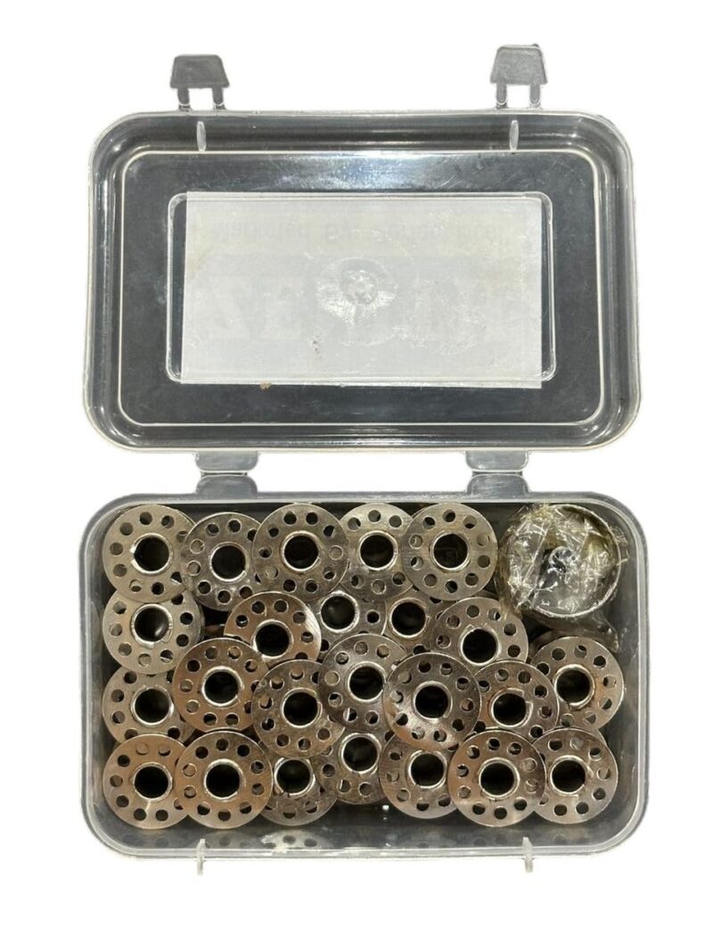 Zenith Metal Bobbins and Bobbin case Outer Compatible with All Domestic SV Sewing Machines houshold Half Shuttle Steel Finish - Image 2