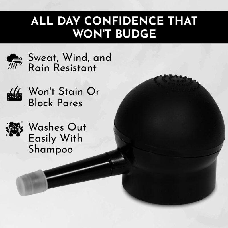 StyleMake Hair Fiber Pump/Applicator For Thin & Fine Hair, Use with StyleMake Thickener, Hair Thickening Fibers (StyleMake Applicator/Pump only) - Image 3