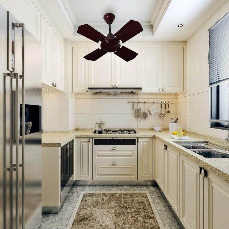 Crompton Cool Breeze 600 mm (24 inch) Anti Rust Small Ceiling Fan (Lustre Brown) - Image 4