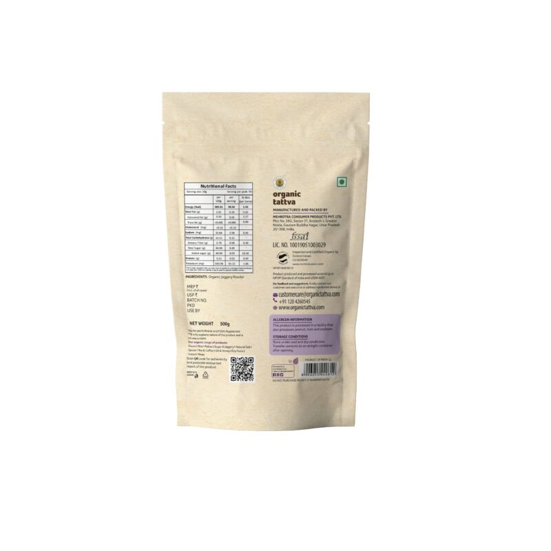 Organic Tattva Organic Jaggery Powder, 500g | Unrefined and Unadulterated - Image 9