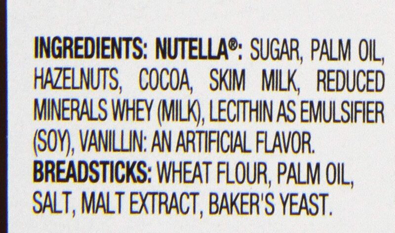 Nutella Ferrero & Go Hazelnut Spread & Malted Bread sticks, 48g (Pack of 2) - Image 3