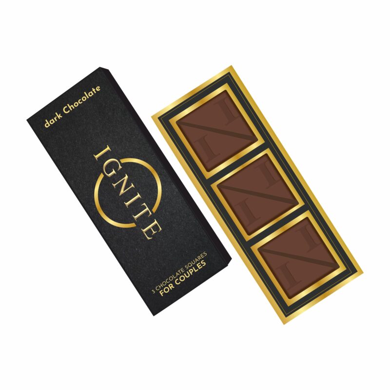 MBDH Wellness Ignite Chocolate Bars (1 Box) | Luxurious Dark Chocolate For Uplifting Mood & Vitality | Ideal For Men & Women,Vegetarian & Gluten-Free Delight, 60 Gram
