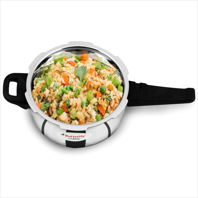 Butterfly Curve Stainless Steel Pressure Cooker, 3 Litre - Image 5