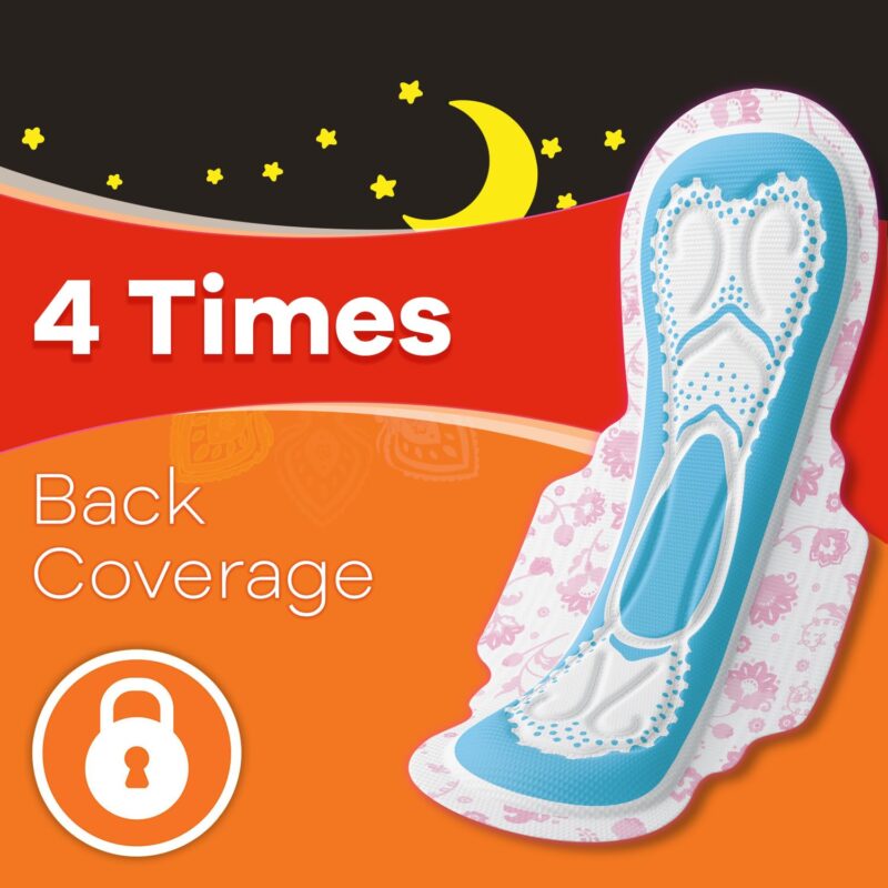 Whisper Ultra Overnight Sanitary Pad For Women With Wings - XXl, 40 Pads - Image 6