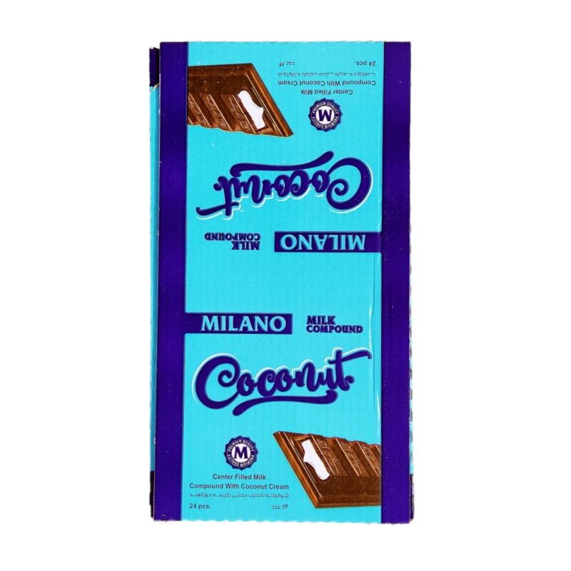 24x Milano Coconut Chocolate Bar 24pcs Box - 576g (Coconut) - Image 4