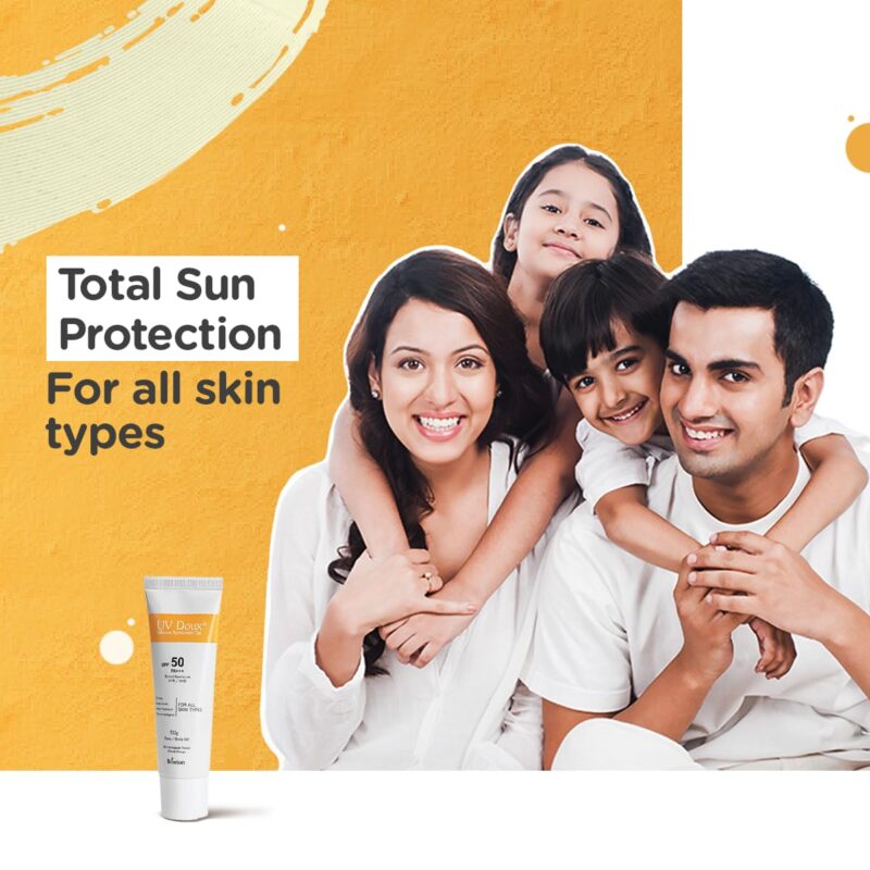Brinton UV Doux Face & Body Sunscreen gel with SPF 50 PA+++ | Clinically Proven| Matte Finish and Oil Free Formula| Water Resistant, Non Comedogenic| Protection against UVA/UVB Rays 50g - Image 6