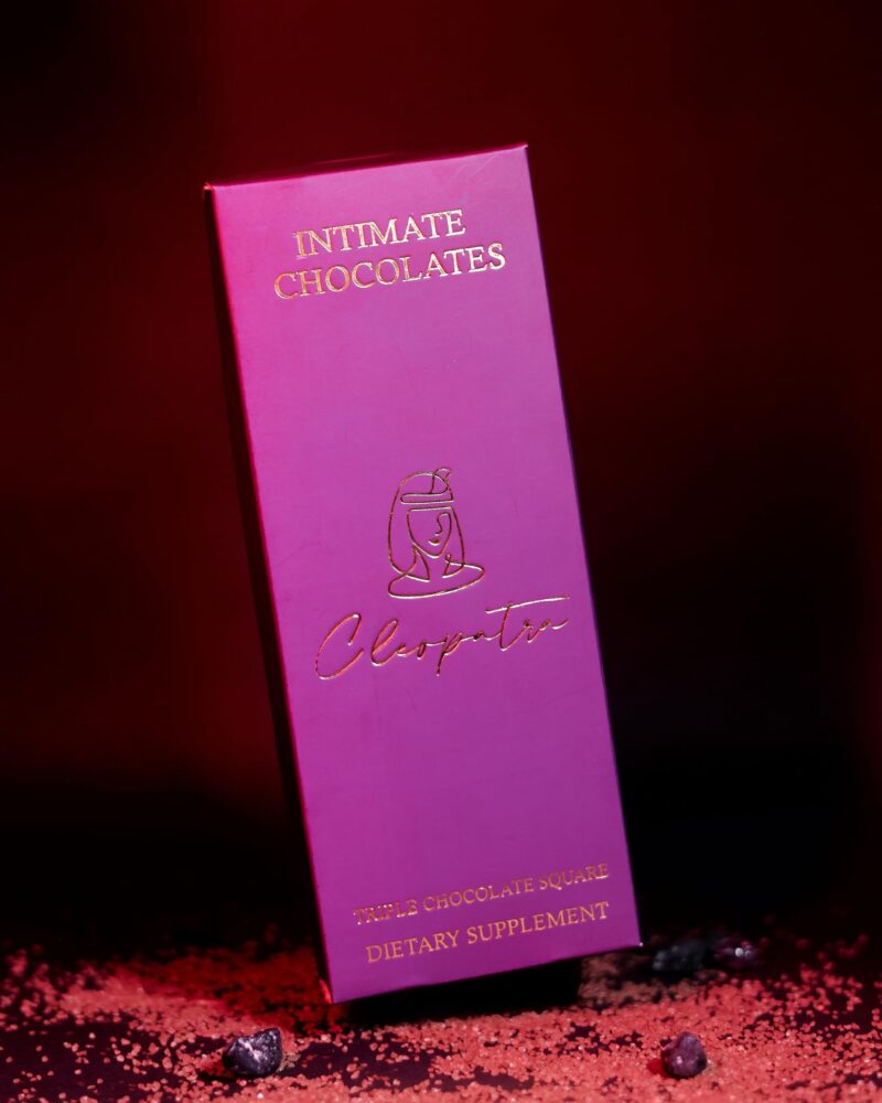 Cleopatra Chocolate Bars For Couples Uplifting Mood, Vitality, More Desire & Enjoyment Best Gift Set Ideal For Men & Women, Vegetarian And Gluten-Free (Pack of 1), 60 gram - Image 8