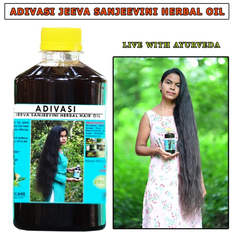 Jhadiwalo® Adi Sri Maruthi Adivasi Jeevasanjeevini Herbal Hair Oil 250Ml - Image 6