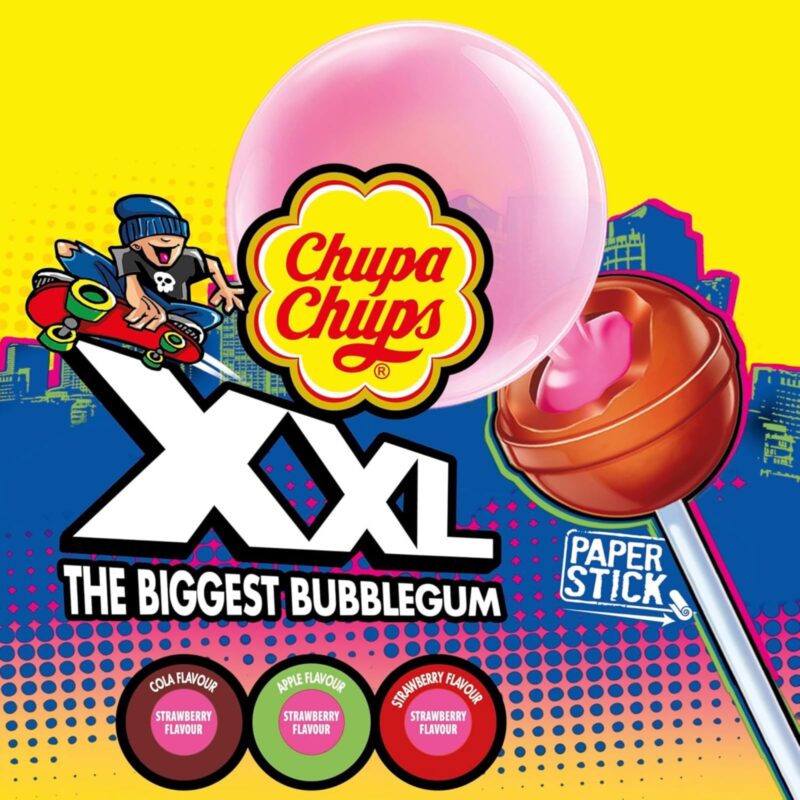 Chupa Chups XXL The Biggest Bubblegum 25 Lollipops (25 X 29g), 725g - Image 3