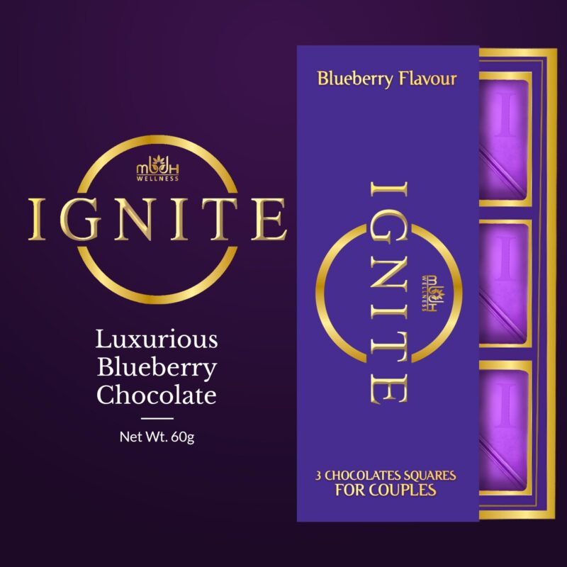 MBDH Wellness Ignite Chocolate Bars (1 Box), Luxurious Blueberry Flavour Chocolate For Uplifting Mood & Vitality, Ideal For Men & Women, Vegetarian And Gluten-Free Delight, 130 Gm - Image 7