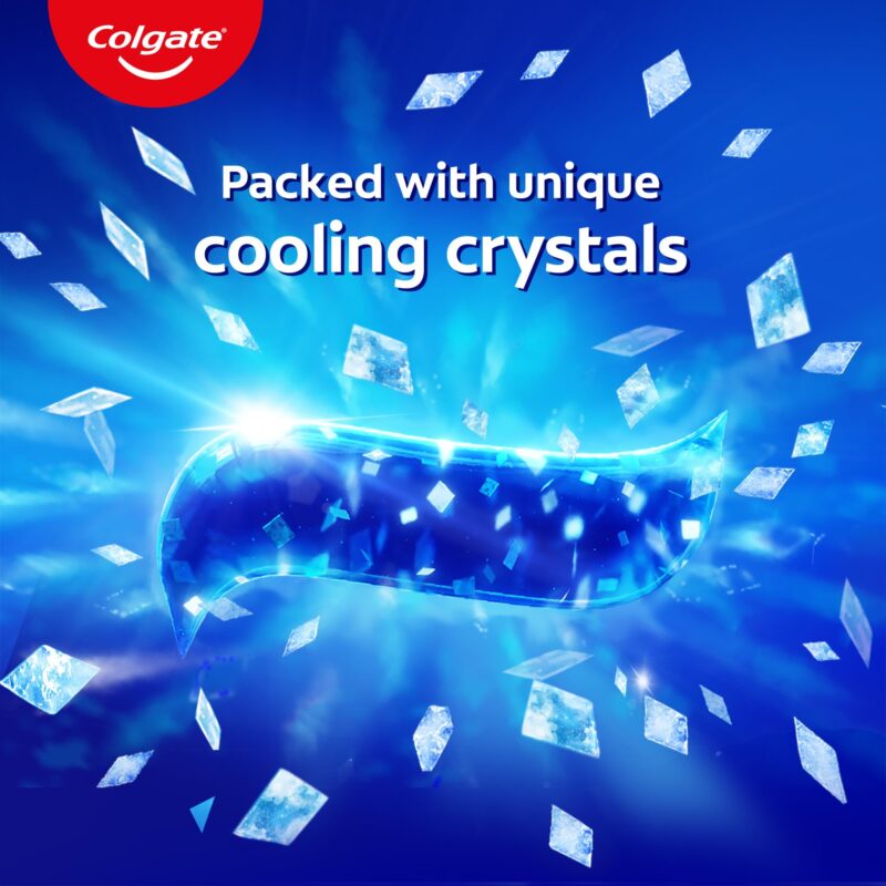Colgate MaxFresh Toothpaste, Blue Gel Tooth Paste with Menthol for Super Fresh Breath, 300g, 150g X 2 (Peppermint Ice, Combo Pack Offer) - Image 7