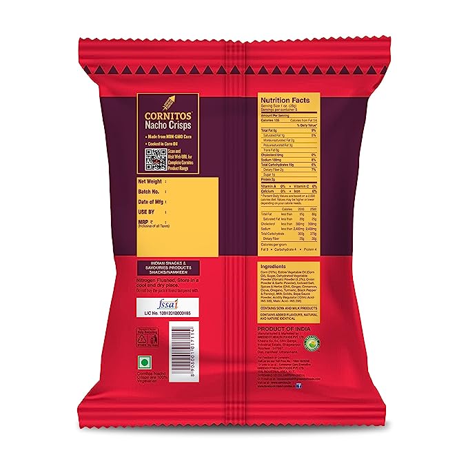 50x Cornitos Nachos Crisps, Tomato Mexicana, Pack of 50 -55g each - Image 2