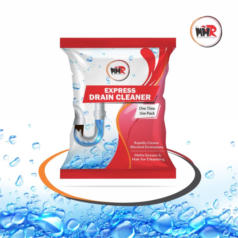 MMR Making Marvelous Drain-Insta All Pipe Safe Express Drain Cleaner powder Clear Clogged Sinks & Pipes (50gm, Pack Of 10) - Image 7
