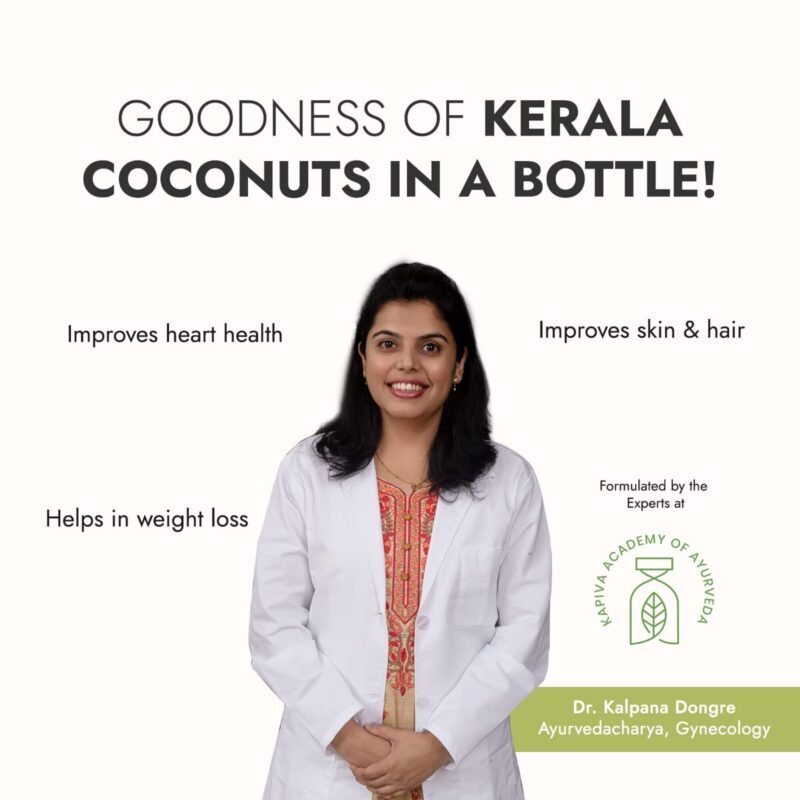 Kapiva Virgin Cold-Pressed Coconut Oil 500ml | 100% Pure, Unrefined, Organic & Edible | For Cooking, Skin & Baby Care, Oil Pulling | Coconut Oil For Hair | Keto Friendly - Image 7