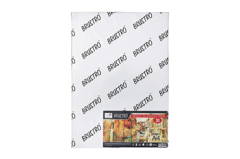 Brustro Artists' Oil paper 300 gsm Jumbo - A4 (30 Sheets) - Image 2
