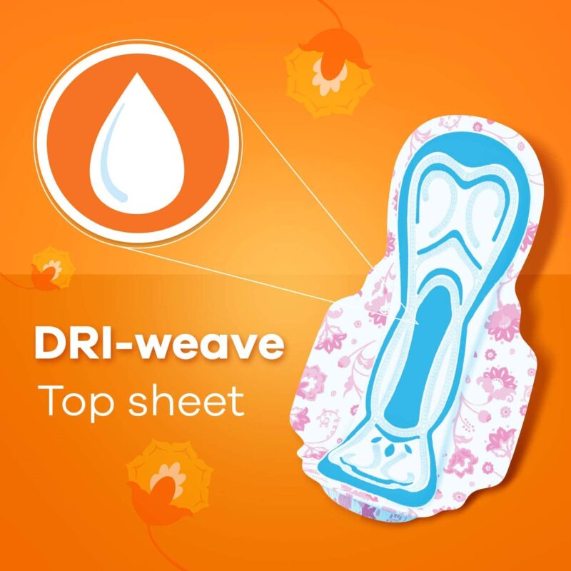 Whisper Choice Ultra Sanitary Pads,80 Xl Pads,Upto 100% Stain Protection All Day,Thin Pads With Magic Gel That Locks Liquid,Super Fast Absorption,Longer Length For Better Coverage,Disposable Wrapper - Image 3