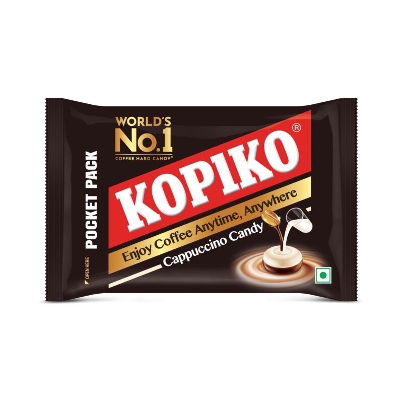 KOPIKO Cappuccino Coffee Candy - World's No 1 Coffee Hard Candy* - Pocket Pack -504 gm |24 Units X 6 Pieces in Each| - Image 7