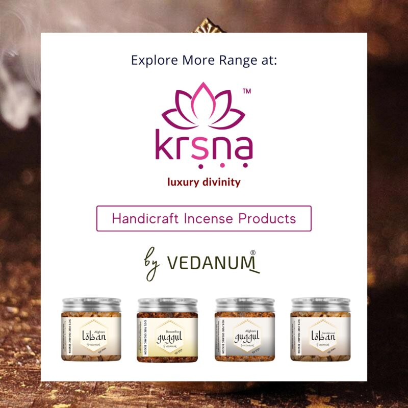 Vedanum Super Premium A Grade Kasturi Loban Solid Crystals Jar for Dhoop and Air Purification || Pack of 1 (100 Gm) - Image 3