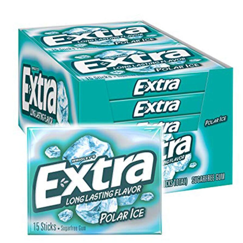 Wrigley's Extra Long Lasting Flavour Polar Ice, 400 g