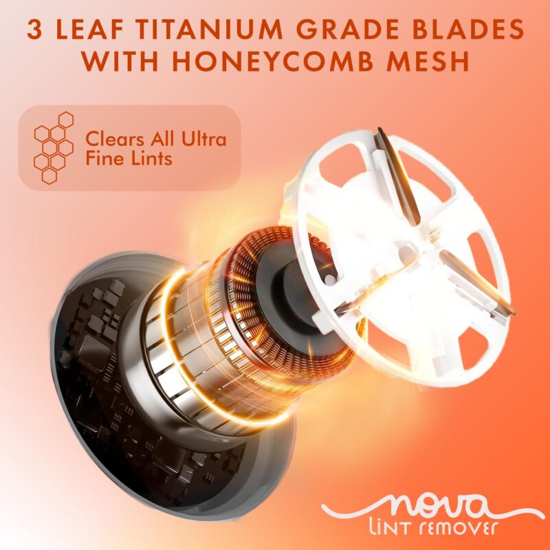 Nova Lint Remover for Clothes Fabric Cleaner for Woolen Clothes | 2 Year Warranty - Image 4
