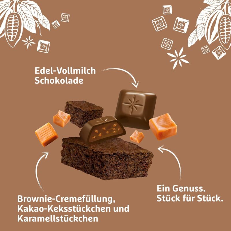 Schogetten Caramel Brownie Chocolate Bar, Practically Individually 100g (Imported) - Image 7