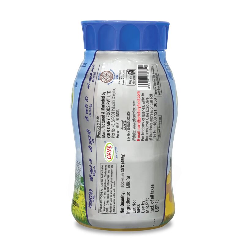 GRB Ghee Bottle, 500ml - Image 4