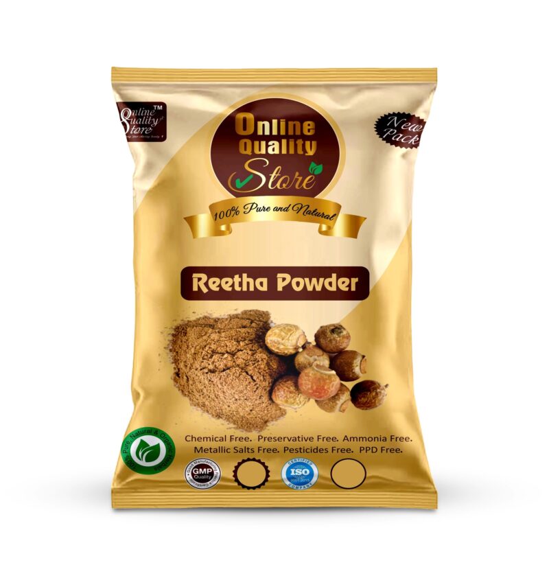 Online Quality Store Amla Reetha Shikakai, Bhringraj And Hibiscus Powder For Hair (Pack Of 5 Count, 50G Each, Total 250G Pack), All - Image 4