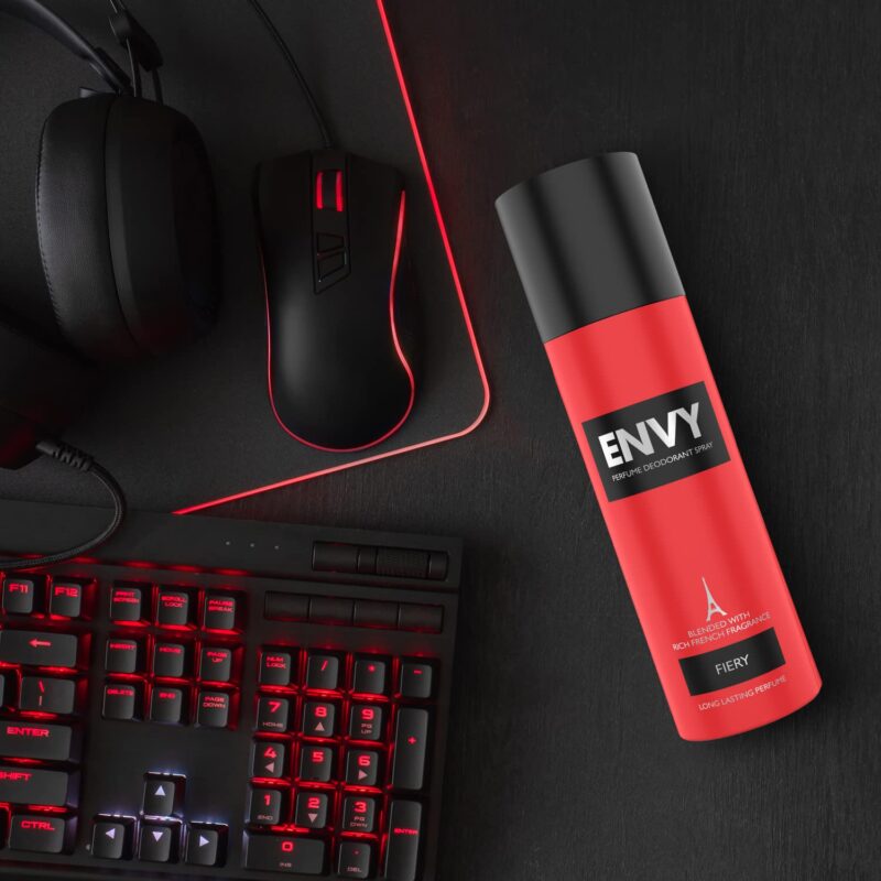 ENVY Fiery Deo & Magnetic Deo - 140ML Each & Noir Deo- 120ML (Combo Pack of 3) | Long Lasting Deodorant Fragrance for Men - Image 6