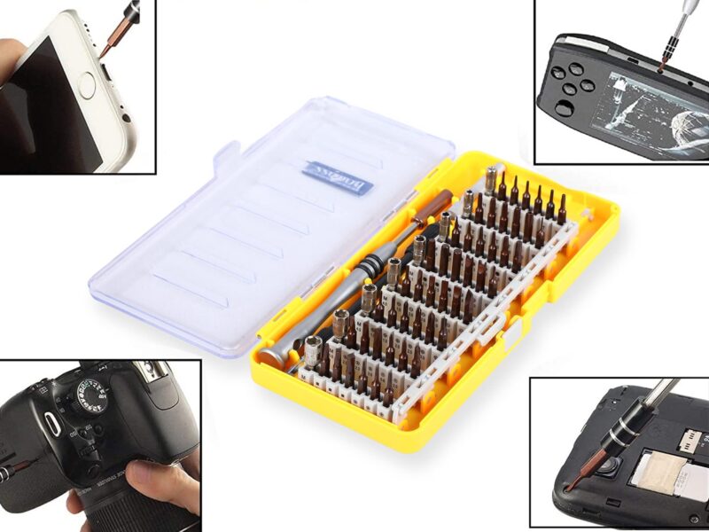 DOCOSS 60 in 1 Precision Magnetic Screw driver tool kit For Mobile Phone, Laptop and Househlold Repair With with S2 Steel & 56 Bit Set - Image 4