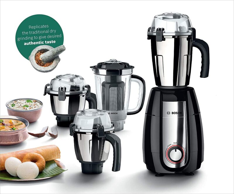 Bosch Appliances TrueMixx Pro Mixer Grinder MGM8642BIN, 750W, 4 Jars, (Black) - Image 9