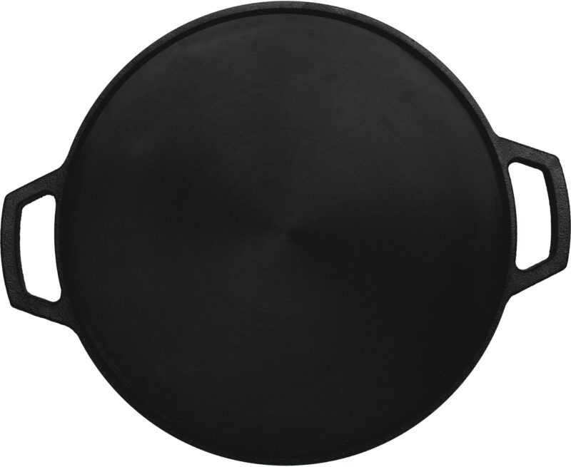 IRONHOME Premium 12 inches Cast Iron Dosa Tawa for Perfectly Crispy Dosas | Pre-Seasoned Big Size Dosa Tawa Cast Iron | Durable and Versatile Cast Iron Tawa | Traditional Cast Iron Dosa Tawa - Image 6