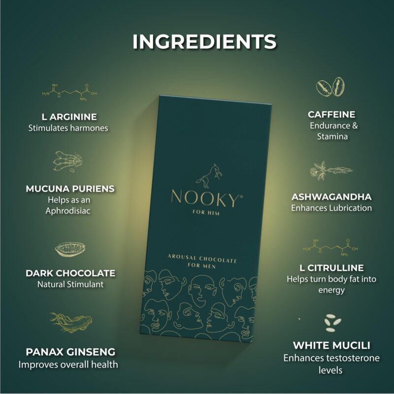 InstaEats Nooky Dark Chocolate for Him|Pack of 1 I Luxurious Dark Chocolate for Uplifting Mood, Gift for Man, Ideal for Him, Delight Mood Chocolate, Vegan and Gluten-free, 48 gram - Image 4