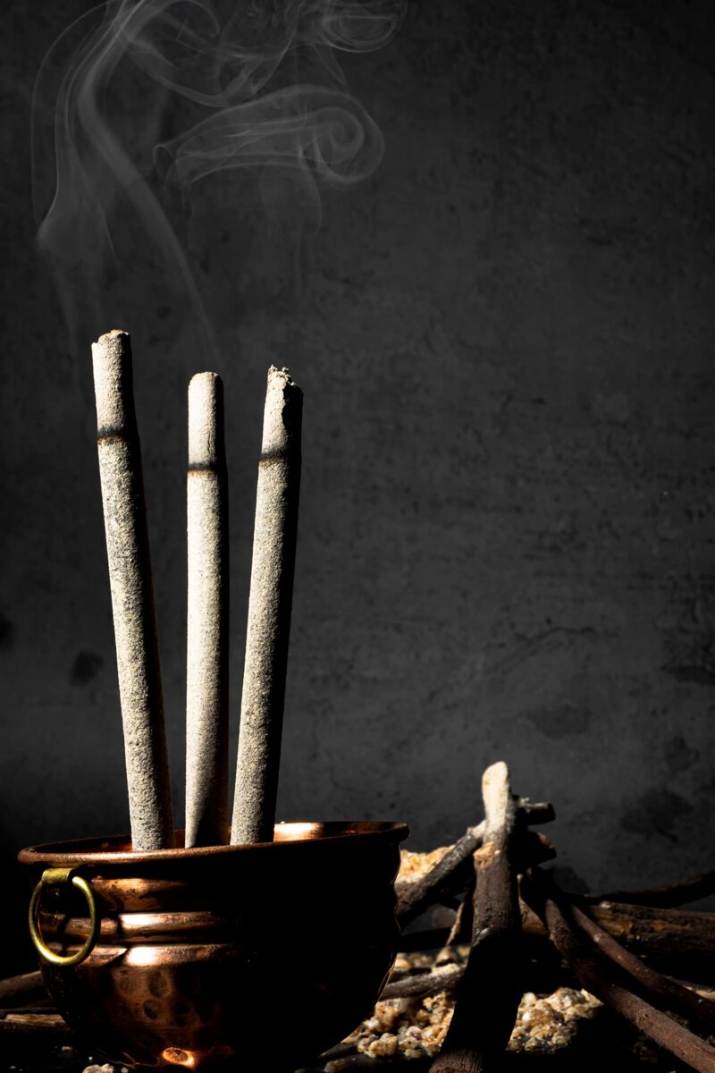 Swaha Candy Loban Stick (Set of 10), Long Lasting Earthy Fragrance Incense Sticks - Pack of 1 - Image 8