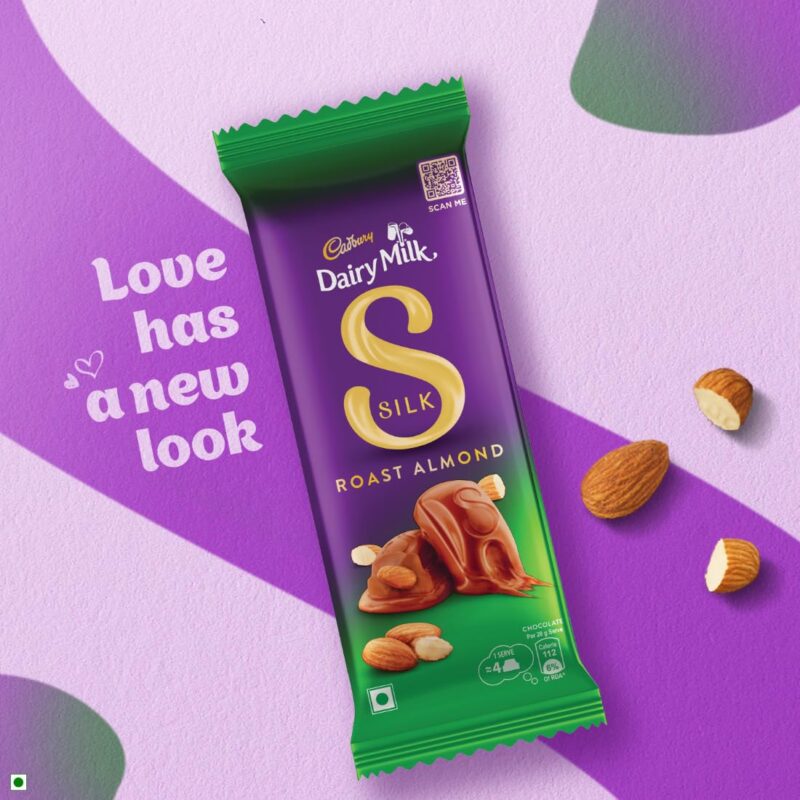 Cadbury Dairy Milk Silk Roast Almond Valentine's Gift Pack Chocolate Bars, 58 g - Image 10