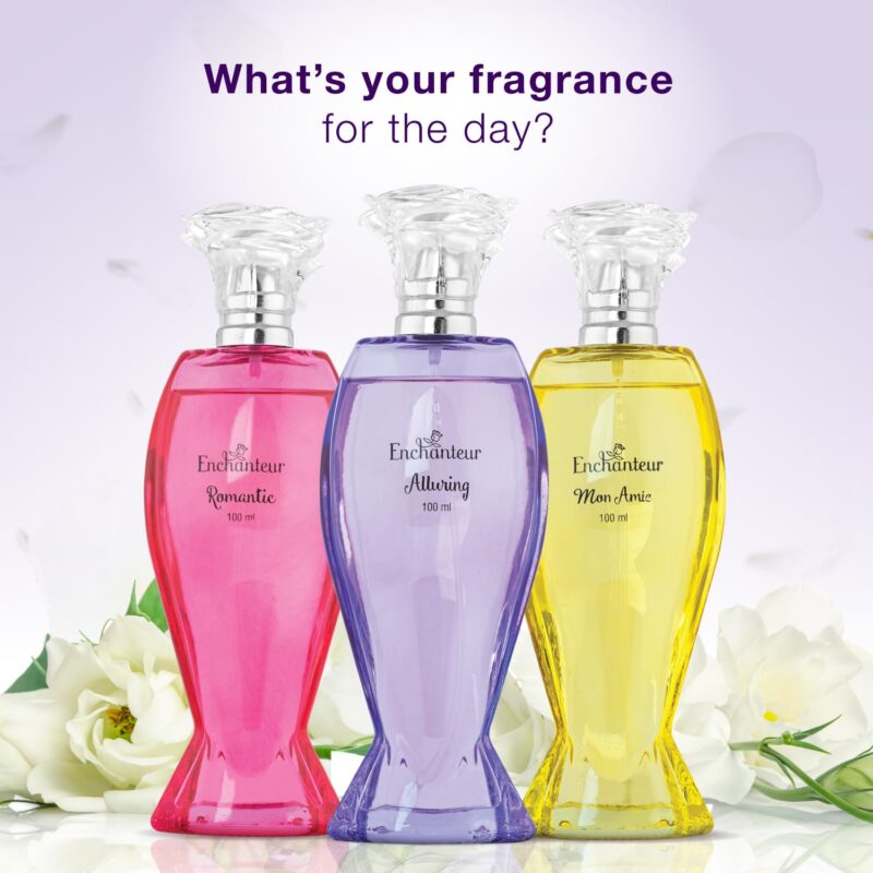 Enchanteur Alluring Rose Perfume Liquid For Women, 100Ml - Image 2
