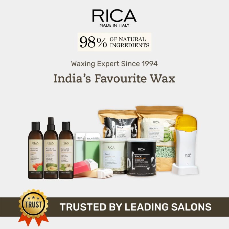 RICA Wax White Chocolate Roll-On Wax Kit For Women(Set Of 4 Refill Wax) 100 Ml - Image 6