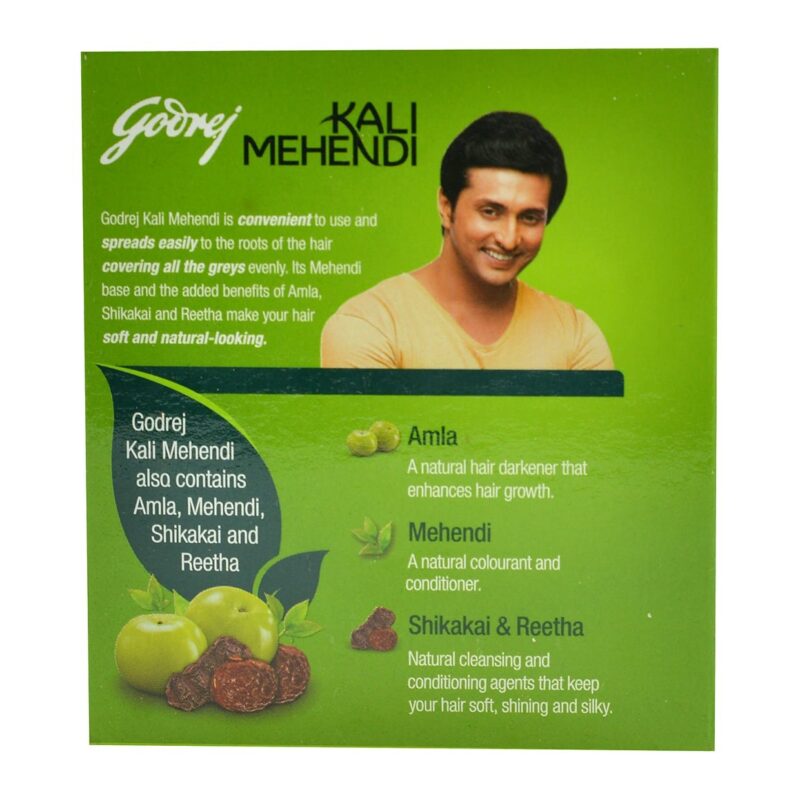 Godrej Ezee Kali Mehendi, 3g (8 Sachets) - Black - Image 2
