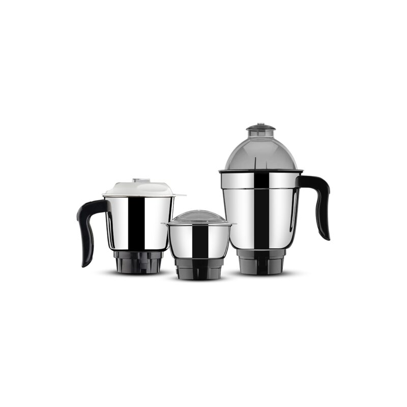 Butterfly Jet Elite 750-Watt Mixer Grinder with 3 Jars (Grey) & Butterfly Premium Plastic Vegetable Chopper 600 ml Blue - Image 5
