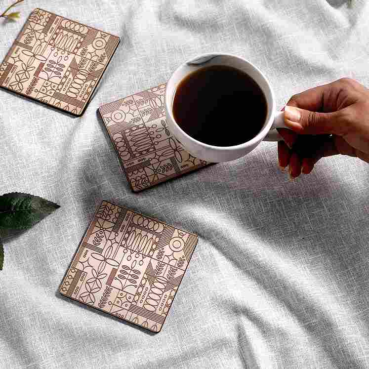 Casablanca Coaster Geometric Pattern - Set of 6 pcs - Image 6