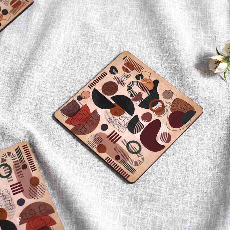 Casablanca Coaster Abstract Pattern - Set of 6 pcs - Image 7
