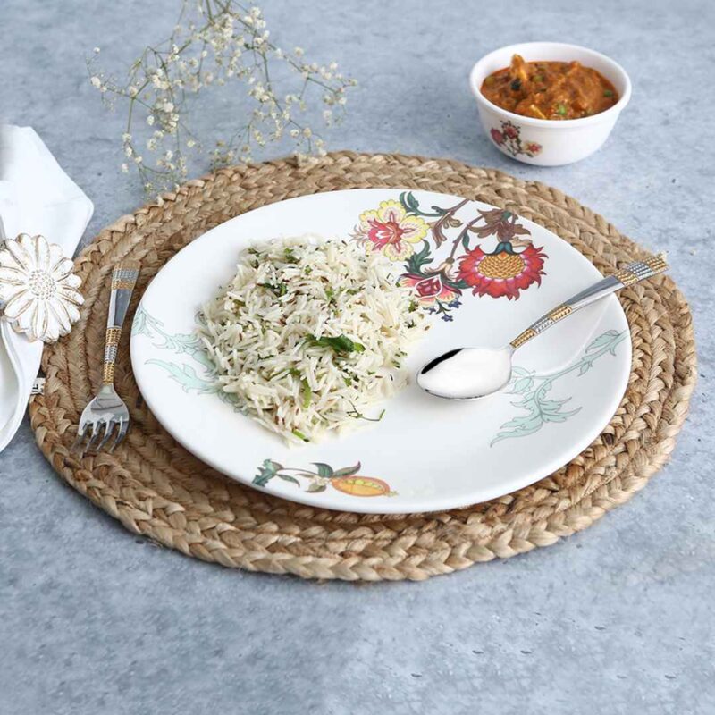 Venice Red Dinner Set of 31 Pcs | 100% Food Grade Melamine | Elegant | Break & Stain Resistant | Designer Dinnerware - Image 7
