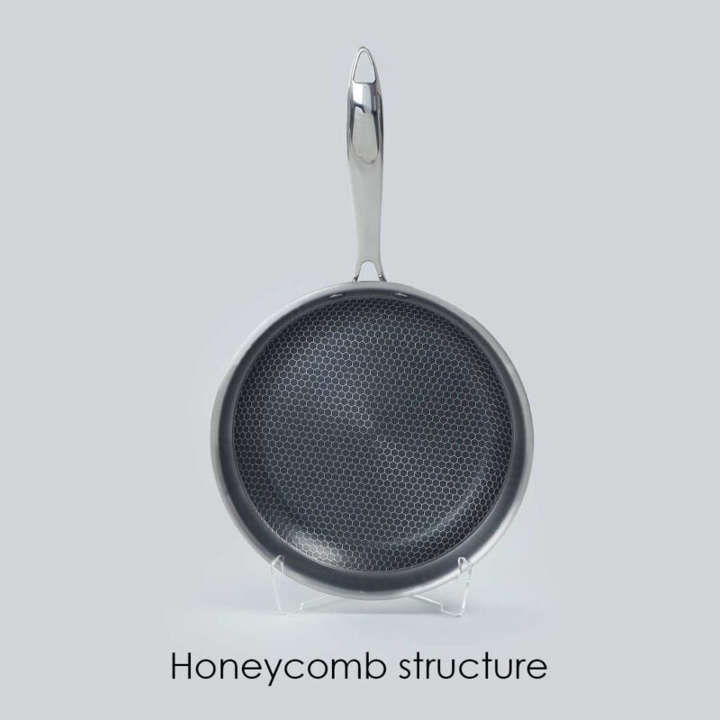 Stanton Nonstick Coated Tri-Ply Stainless Steel | 24 cm Frying Pan | 1.2 L | 2.5 mm Thickness | Silver - Image 4