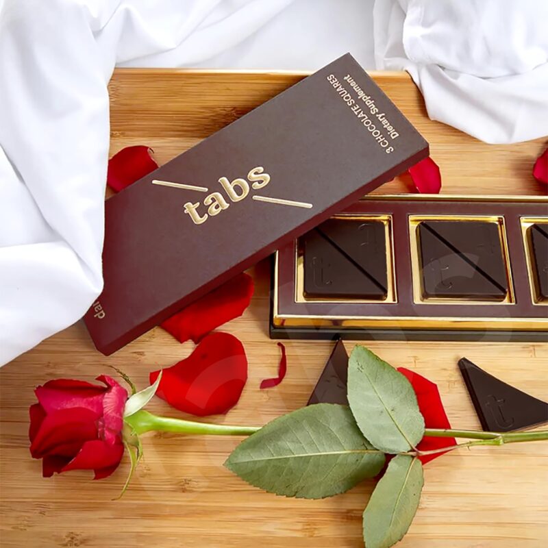 Tabs Dark Chocolate for Men & Women I Uplifting Mood I Vitality More Desire & Enjoyment Best Gift Set for Men's & Women's (TABS.01-DARK CHOCOLATE) | Pack of 1 - Image 3