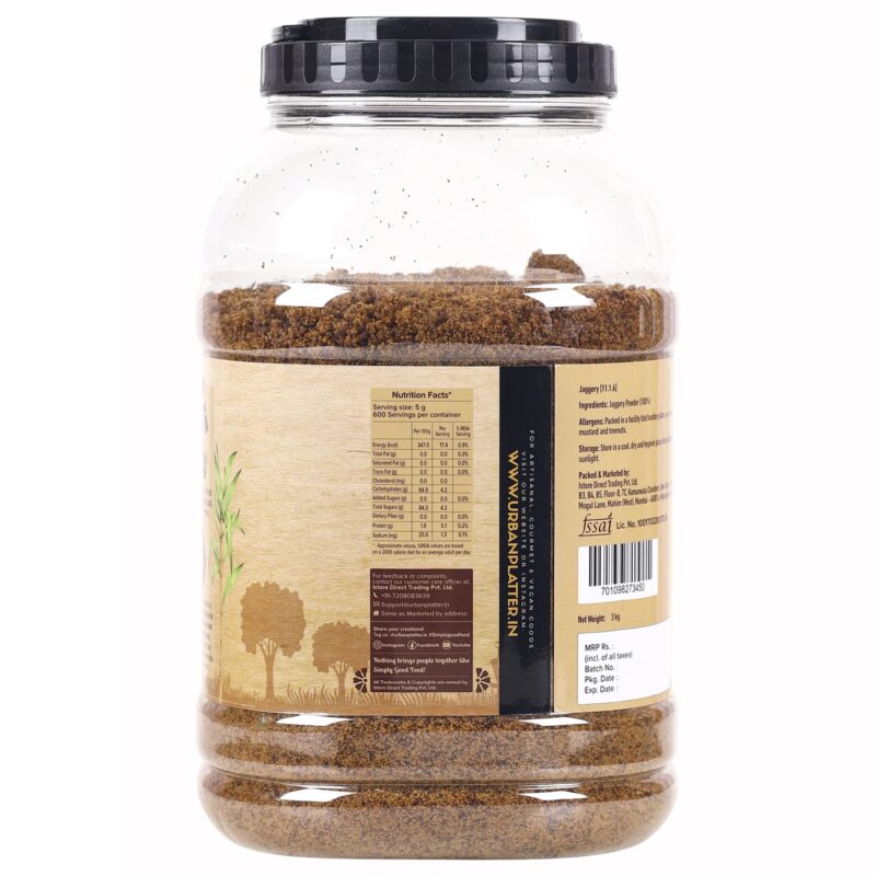 Urban Platter Jaggery Powder, 3Kg - Image 7