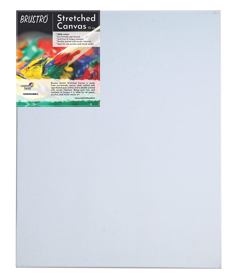 Brustro Artists Stretched Cotton Canvas 18"x24" - Image 2