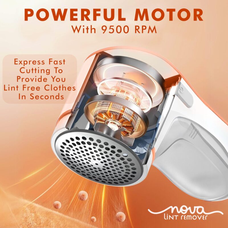 Nova Lint Remover for Clothes Fabric Cleaner for Woolen Clothes | 2 Year Warranty - Image 6