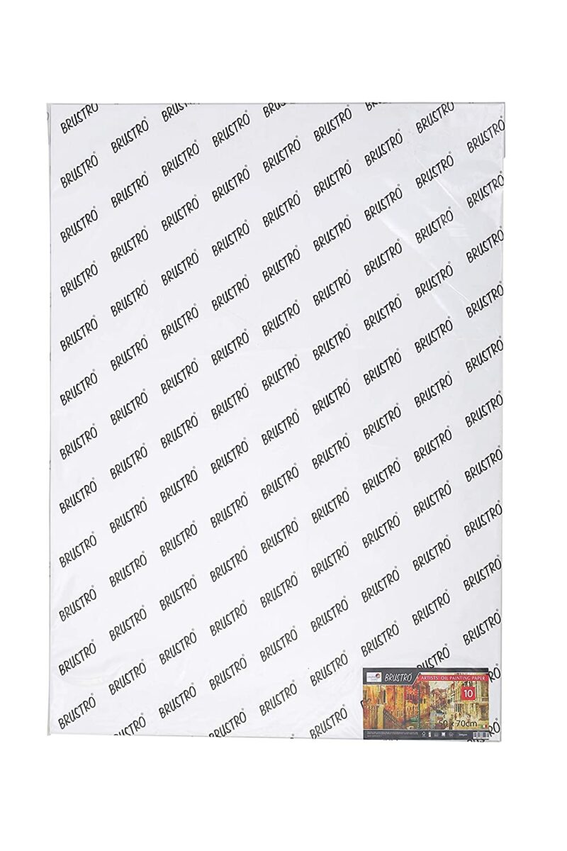 Brustro Artists' Oil Painting Paper 300 Gsm 50 x 70 cm (10 Sheets) - Image 2