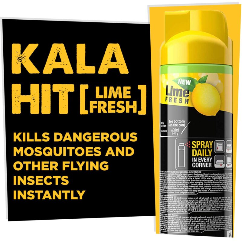 HIT Flying Insect Killer - Mosquito & Fly Killer Spray | Lime Fragrance | Protection from Dengue & Malaria, 700ml & Flying Insect Killer - Mosquito & Fly Killer Spray | Instant Kill, 400ml - Image 6